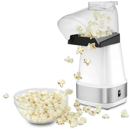 Machine à pop-corn maison Machine à pop-Corn Air chaud automatique domestique blanche professionnelle