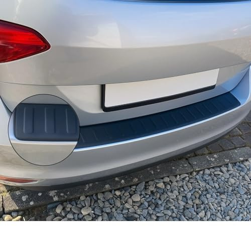 Ladekantenschutz für VW Golf Plus mit Abkantung 2009-2014 SCHWARZ ABS Kunststoff