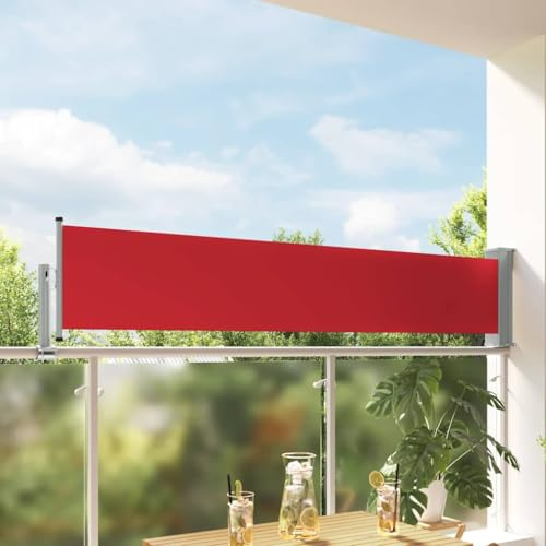 Genérico Toldo Lateral retráctil de jardín Rojo 60x300 cm,Casa y jardín,Jardín,Artículos de Exterior,Sombrillas-48357