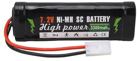 7.2V 3300mAh Rechargeable Lipo Battery High Power Lithium Battery Sturdy Shell for RC Car RC Truck RC Boat