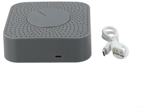 Tuya - Monitor inteligente de calidad del aire 5 en 1, detector de temperatura, sensor de humedad, WiFi, comprobador de datos en tiempo real, color negro (WiFi)