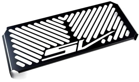 kompatibel mit: Suzuki SV 650 N/S 05-08 Kühlerabdeckung Wasserkühler Kühlergrill Kühlerschutz Kühlergitter Kühlerschutzgitter Kühlerverkleidung Black Logo schwarz