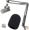 20+18.5in Rode Podmic Stand with Pop Filter, Professional Boom Arm and Windscreen for Rode PodMic Cardioid Dynamic Podcasting Microphone by YOUSHARES