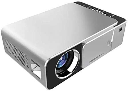 ChengBeautiful Mini Projector LCD Projector HD 3500 Lumens Mini LED 3D Projector Home Theater Beamer bluetooth WIFI Home Theater Projector (Color : Gray, Size : 250 x 170 x 80mm)