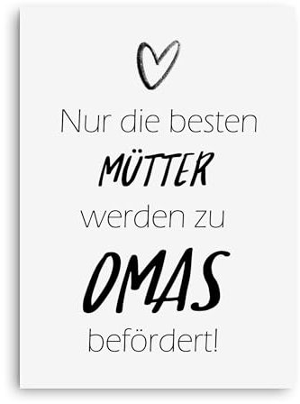 Nastami Postkarte Du wirst ... SCHWANGERSCHAFT VERKÜNDEN Karte (zur Oma befördert)