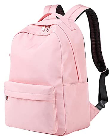Schulrucksack Mädchen Teenager Laptop Schul Rucksack Schule Teen Schultasche Daypack Studenten Rucksack Damen PC Volkschule Rucksack Universität Jugendliche Süße Rucksäcke Mädchen Wasserdicht Rosa