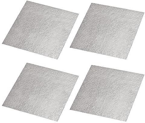 uxcell Microwave Oven Waveguide Cover Mica Plate Sheet Insulation Square Board Repairing Kit 5.1 x 5.1 Inch 4pcs