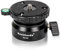 Koolehaoda PA-55 Tête de Nivellement pour Appareil Photo, Aluminium Fraisé CNC Base de Nivellement avec Filetage de 1/4 et Niveau à Bulle décalé,Charge Max 10kg