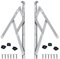 uPVC - Kit de bisagras universales para ventana de doble acristalamiento, PVC, 13 mm, 17 mm, apilable, 24 pulgadas, acero inoxidable sin manos