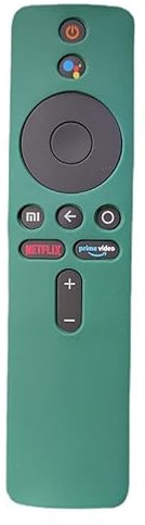 Funda protectora de silicona para Xiaomi Mi TV Box S - Mando a distancia, funda protectora para mando (verde oscuro)
