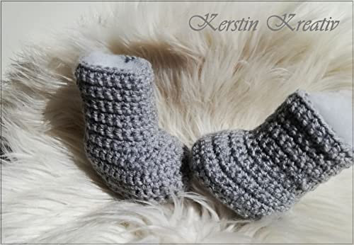 Häkelanleitung Babyschuhe Sohlenlänge 10 cm: Ideal für Anfänger