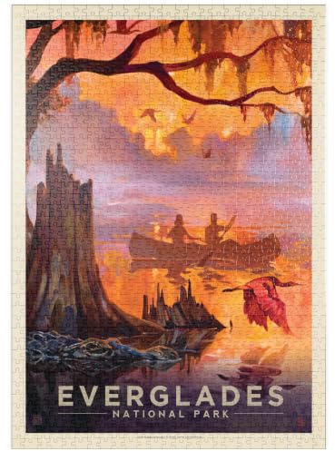 MyPuzzle Everglades National Park: Silent Splendor - Premium 1000 Teile Puzzle - MyPuzzle Sonderkollektion von Anderson Design Group