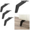 P17 - Casablanca | Set 4 Metallfüße +16 Schrauben | Farbe: Schwarz Matt | Höhe: 16 cm | Material: Metall | Beine für Sofas, Möbel, Kleiderschränke, Sessel | Metallfüße für Möbel