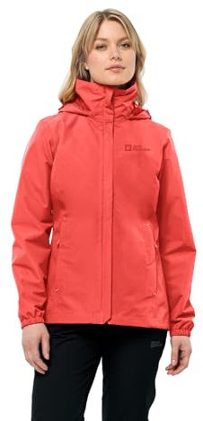 Jack Wolfskin Damen Stormy Point 2l Jkt W, Vibrant Red, XS EU