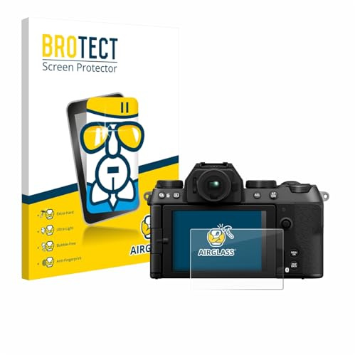 BROTECT Schutzglas für Fujifilm X-S20 Schutzfolie Panzer Folie Glas Displayschutz Made in Germany [Extrem Kratzfest 9H, Anti-Fingerprint,Transparent]