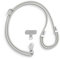 RhinoShield Cordon de téléphone en TPU durable Imperméable, boucle supplémentaire pour accrocher des accessoires - cordon résistant et ajustable (Adaptateur pour lanière de téléphone inclus) - Gris