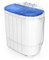 ROVSUN Machine à laver portable de 12 livres, machine à laver électrique et sèche-linge combinée avec machine à laver (7 lb) et essoreuse (4 lb) et drainage par gravité pour la maison, le camping-car,