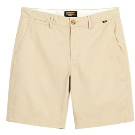 Superdry Herren Stretch-Chinoshorts Pelikan Beige 34