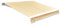 NITCA Tessuto di Ricambio per Tenda da Sole, Tendone Parasole in Tela, Tela da Sole per Balcone, Patio, Terrazzo, Esterno, Giardino, Arancione e Bianco 350x250 cm