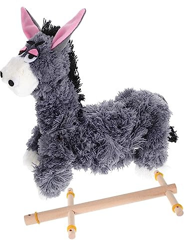 Abaodam 1stück Marionetten Spielzeug Tier Design Kreative Pull-Strings Puppen Für Niedliche Handpuppen Für Aufführungen Und Spiele Vivid Animal Figuren Graues Eselchen
