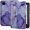 Caweet Coque pour Kobo Clara Color/Kobo Clara BW 6 pouces version 2024, Ultra Léger PU Cuir Shell Cover avec fonction veille/réveil automatique, Lilas Marbre