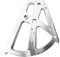 ORFOFE 2St Bucket Schuhregal Halterung Möbeldrehgestell Schuhaufbewahrung für den Eingangsbereich Schuhschrank clips für schuhe Schuhkipper für zu Hause zweilagiges Schuhregal Silver