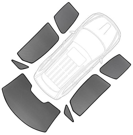 Coche Sun Shade para Parasol para Peugeot 308 T9 2013-2018, Marco De Parabrisas Delantero, Cortina, Ventana Lateral Trasera, Protección Solar Coche Plegable Parasol(7pcs)