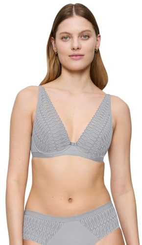 Triumph Women's Aura Spotlight T WP Bra, Grey Shadow, 80B