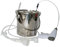 Perfeclan Bomba de aspiración de ordeño de Cabra 5L Bomba de vacío de Plateado Accesorio portátil Recargable Eficiente para Ganado Electric Milker