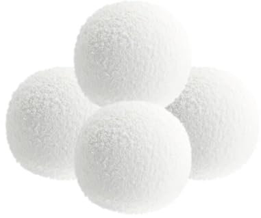 DIELOVEHUA 4PCS Boule D'élimination D'écume, Boule d'Éponge Absorbant l'huile Réutilisables, Flottant Absorbeur D'éponge de Piscine, Spa Éponge d'Écume, pour Bain à Remous, Piscines, Spas