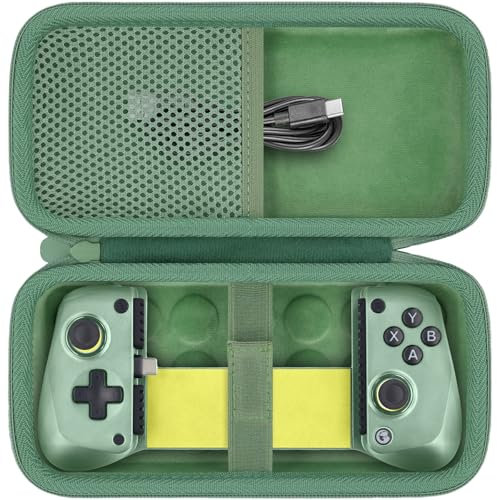 Aenllosi for GameSir X5s/X5 Lite Mobile Gaming Controller Hard Carrying Protective Case, Green,Case Only