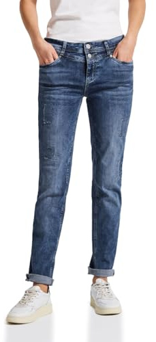 Street One Damen Jeans mit Destroyed Details 3715693