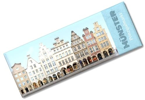 streetline Münster Prinzipalmarkt Panorama Souvenir Magnet