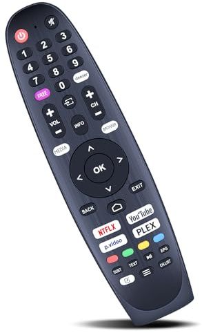 MOVHEIYL Ersatz Fernbedienung für JTC Jay-Tech TV OS35500USV OS36500USV S43U34300VJK S43U34302VJ S32H23260VJK S50U25052VJ JTC55U39550 JTC50U39500 LE-32T1 LE-40T1 EVOIIS32H EVOIIS40F