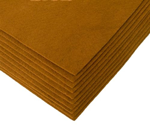 maDDma Bastelfilz Bögen 10er-Pack Flex Filz DIN A4, Stärke 1,5-2mm, Filzplatte, 50 Farben