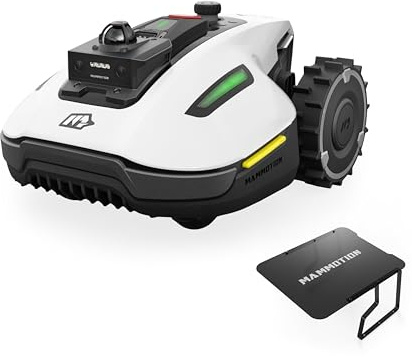 MAMMOTION YUKA mini 2 800 LiDAR Mähroboter ohne begrenzungskabel mit Garage | Empf. 800 m², Kein RTK, Auto Kartierung, 360° LiDAR + KI Vision-Navigation, DropMow,4.5Ah-Akku(separater Versand)