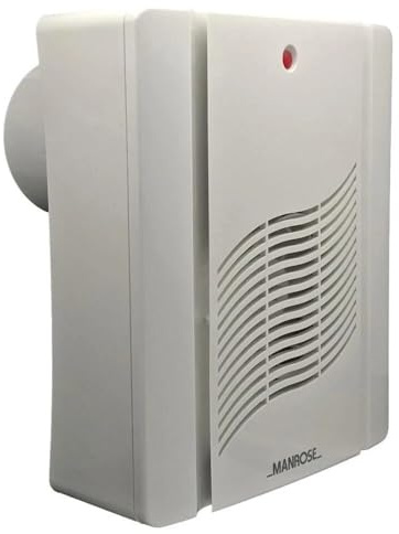 Manrose LM200T Centrifugal Extractor Fan with Timer for 100mm / 4 Inch diameter Ducting