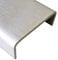U-Profil Edelstahl k240 geschliffen 2000mm lang 0,8mm starke Abdeckprofile Abdeckschienen Mauerabdeckung Zarge Hohlprofil2 Meter (15x25x15mm)