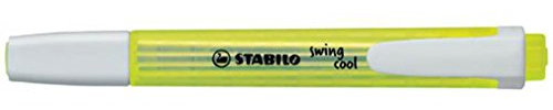 Highlighter - STABILO swing cool - Pack of 5 - Yellow