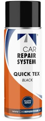 Quick Tex Spray Vernice testurizzata per auto, 400 ml, colore: nero