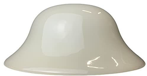 Pendel-, Kronenschirm, Glockenform Ersatzglas Leuchtenschirm Lampenglas Ø245mm H100mm Ambra/elfenbein/beige/champanger