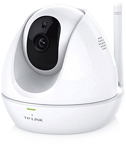 TP-Link NC450 HD Pan/Tilt Wi-Fi Security Camera (Night Vision, Motion and Sound Detection, 2-Way Audio, SD Card Storage, Free App Control, UK Plug)