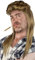 Prollperücke Vokuhilaperücke Proll Perücke Pimp Vokuhila Blond Brünette Grau Schwarz (Blond)