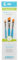 PRINCETON ARTIST BRUSH CO. PRINCETON SelectArtiste, Pinceles para multi-técnica de bellas artes, Sintético, Biselado Sombreador, Mango Corto, Bolsa de plásico, 3 unidades