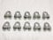 12MM Wire Rope Grips X10 - Bulldog Clamp Cable Galvanised Commercial DIN741
