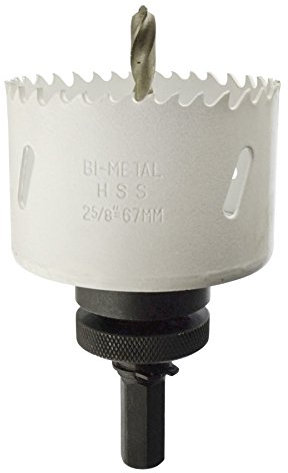 67mm scie cloche HSS bimétal Scie Lame Cutter Drill et percer Adaptor Arbor