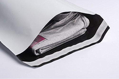 100 Folienmailer® Versandbeutel 360 x 500 mm : Blickdichte und sehr stabile Plastik Versandtaschen aus 0,075 mm starker Coex LDPE-Folie, stark haftend