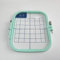 EVERNICE Stickrahmen für Babylock Em1 Em2 Accent Bernina Deco 500 600 Brother PE100/150 #SA417 (EF32) - Quadratisch, 110 x 110 mm