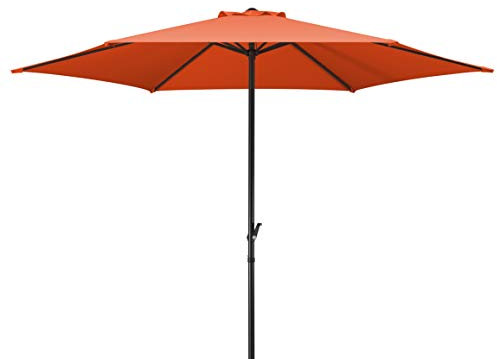 Schneider Sonnenschirm Bergamo, terracotta, 300 cm rund, 625-05, Gestell Stahl, Bespannung Polyester, 5.2 kg