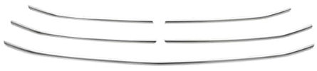 Kühlergrill Leisten für Mercedes Sprinter 907 910 2018-2025 Gebürstet Chrom 5x